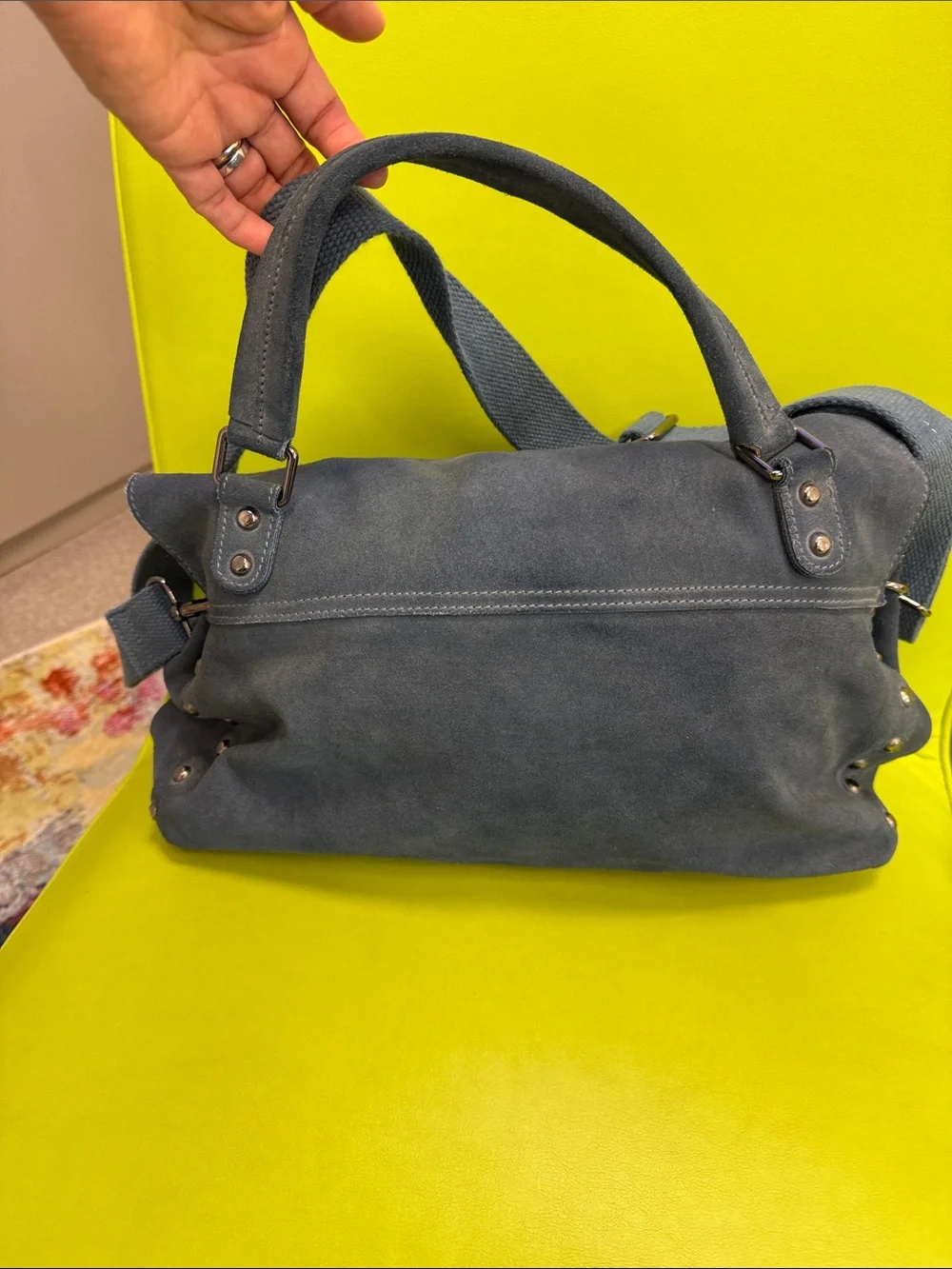 Free People Mojave Suede Messenger Bag